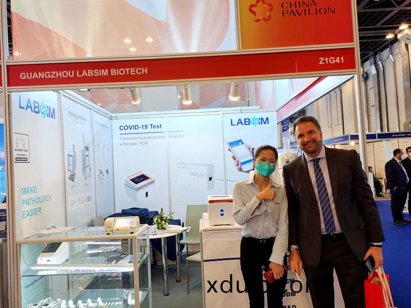 【展(zhan)會迴(hui)顧】藍勃(bo)生(sheng)物精(jing)綵亮相2022 MEDLAB Middle East